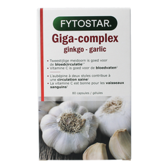 Fytostar Giga complex knoflook 80.00 Capsules