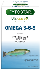 Fytostar Omega 3 6 9 40.00 Capsules