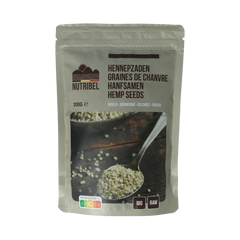 Nutribel Hennepzaad gepeld raw bio 200.00 Gram