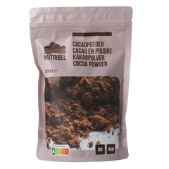Nutribel Cacao poeder raw bio 200.00 Gram