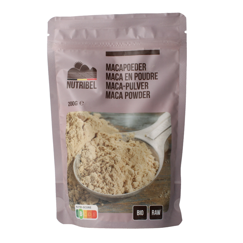 Nutribel Maca poeder raw bio 200.00 Gram