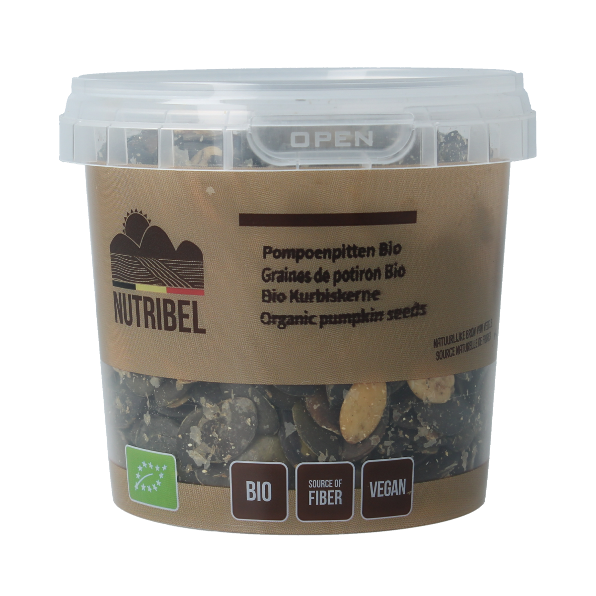 Nutribel Pompoenpitten bio 200.00 Gram
