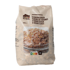 Nutribel 5-korenvlokken bio 500.00 Gram