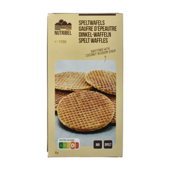 Nutribel Spelt wafel bio 175 Gram