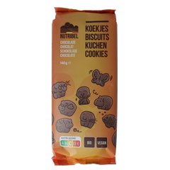 Nutribel Kinderkoekjes chocolade bio 140.00 Gram