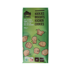 Nutribel Kinderkoekjes appel kaneel bio 140.00 Gram