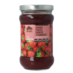 Nutribel Aardbeien confituur bio 340.00 Gram