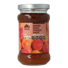 Nutribel Abrikozen confituur bio 340.00 Gram