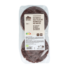 Nutribel Rijstwafels met pure chocolade bio 100.00 Gram