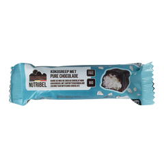 Nutribel Kokosreep met pure chocolade bio 40.00 Gram