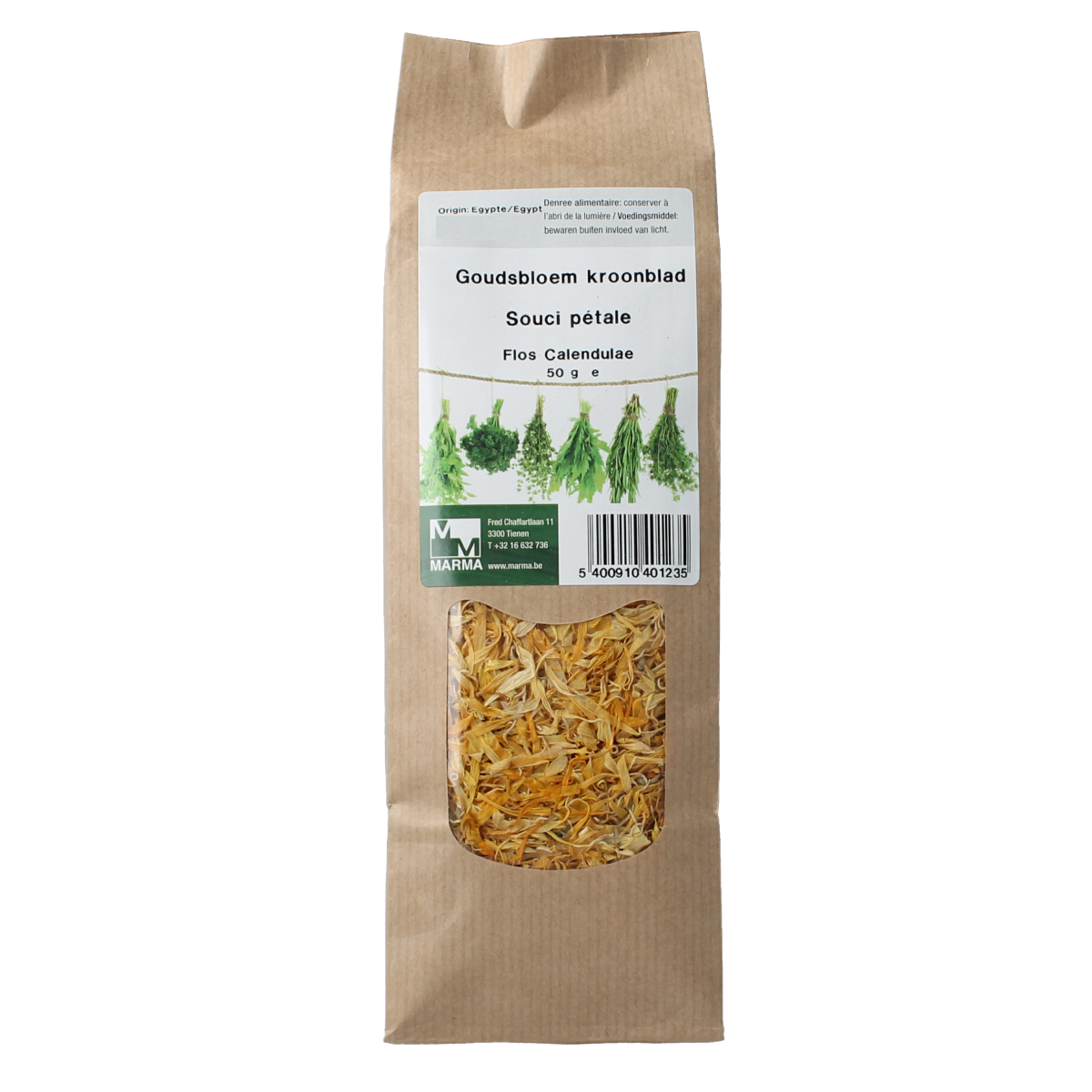 Marma Goudsbloem kroonblad 50.00 Gram