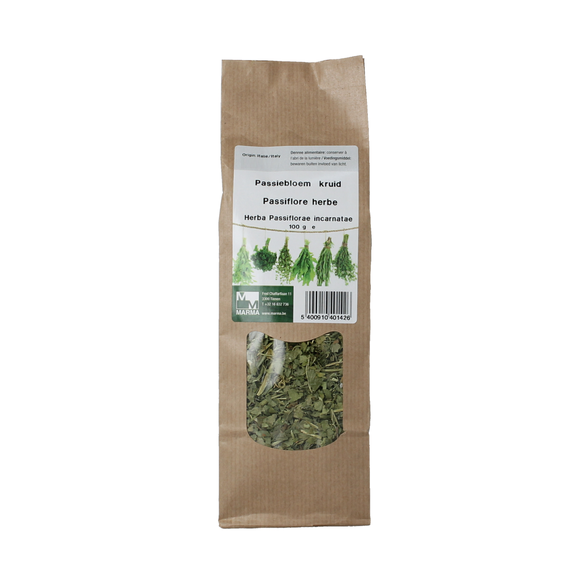 Marma Passiebloem kruid 100.00 Gram