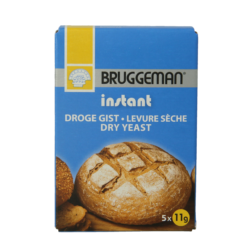 Bruggeman Instant gist (5 x 11 gram) 55.00 Gram