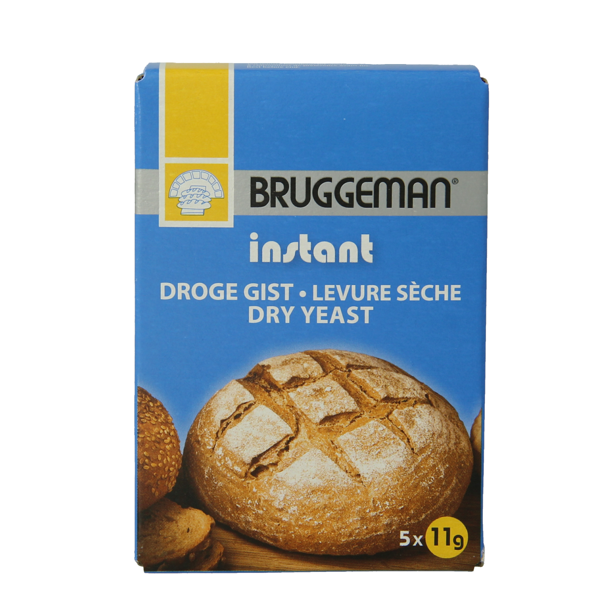 Bruggeman Instant gist (5 x 11 gram) 55.00 Gram