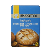 Bruggeman Instant gist (5 x 11 gram) 55.00 Gram