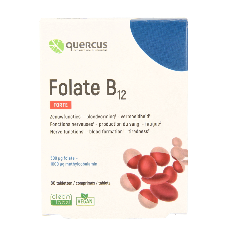 Quercus Folate B12 80 Tabletten