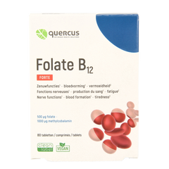 Quercus Folate B12 80 Tabletten