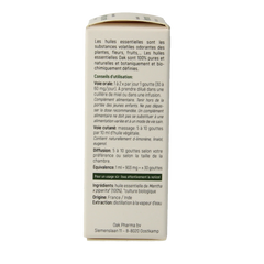 Oak Pepermunt bio 10.00 Milliliter