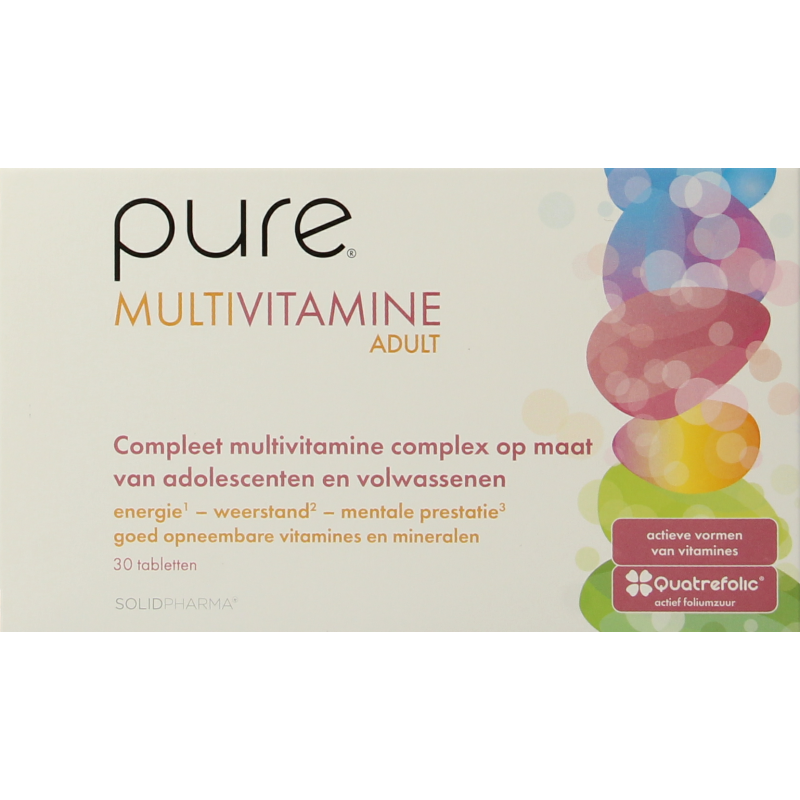 Pure Multivitamine volwassenen 30 Tabletten