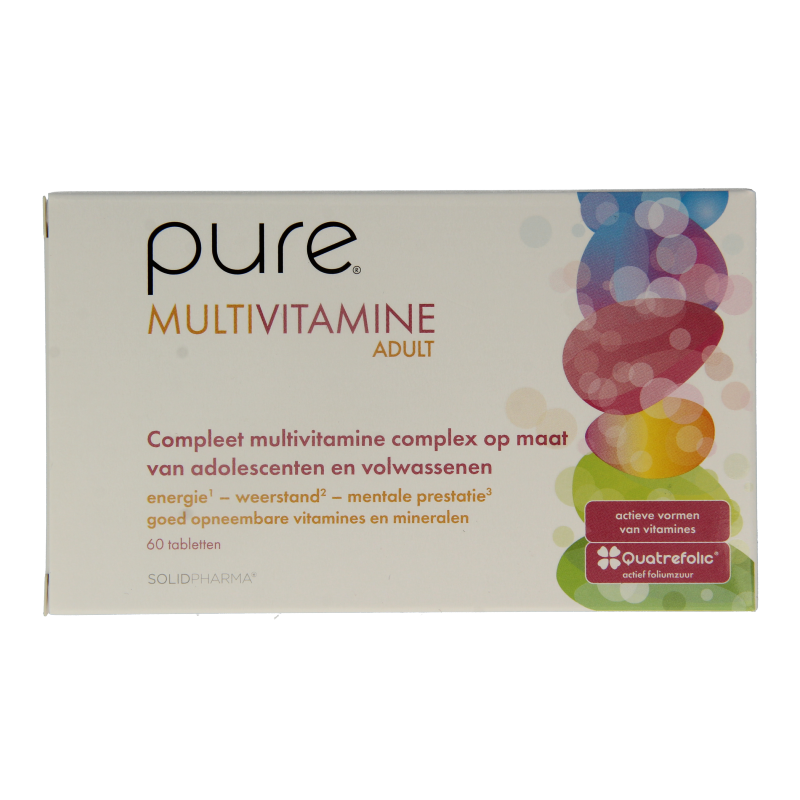 Pure Multivitamine volwassenen 60 Tabletten