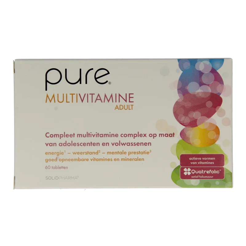Pure Multivitamine volwassenen 60 Tabletten
