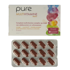 Pure Multivitamine volwassenen 60 Tabletten