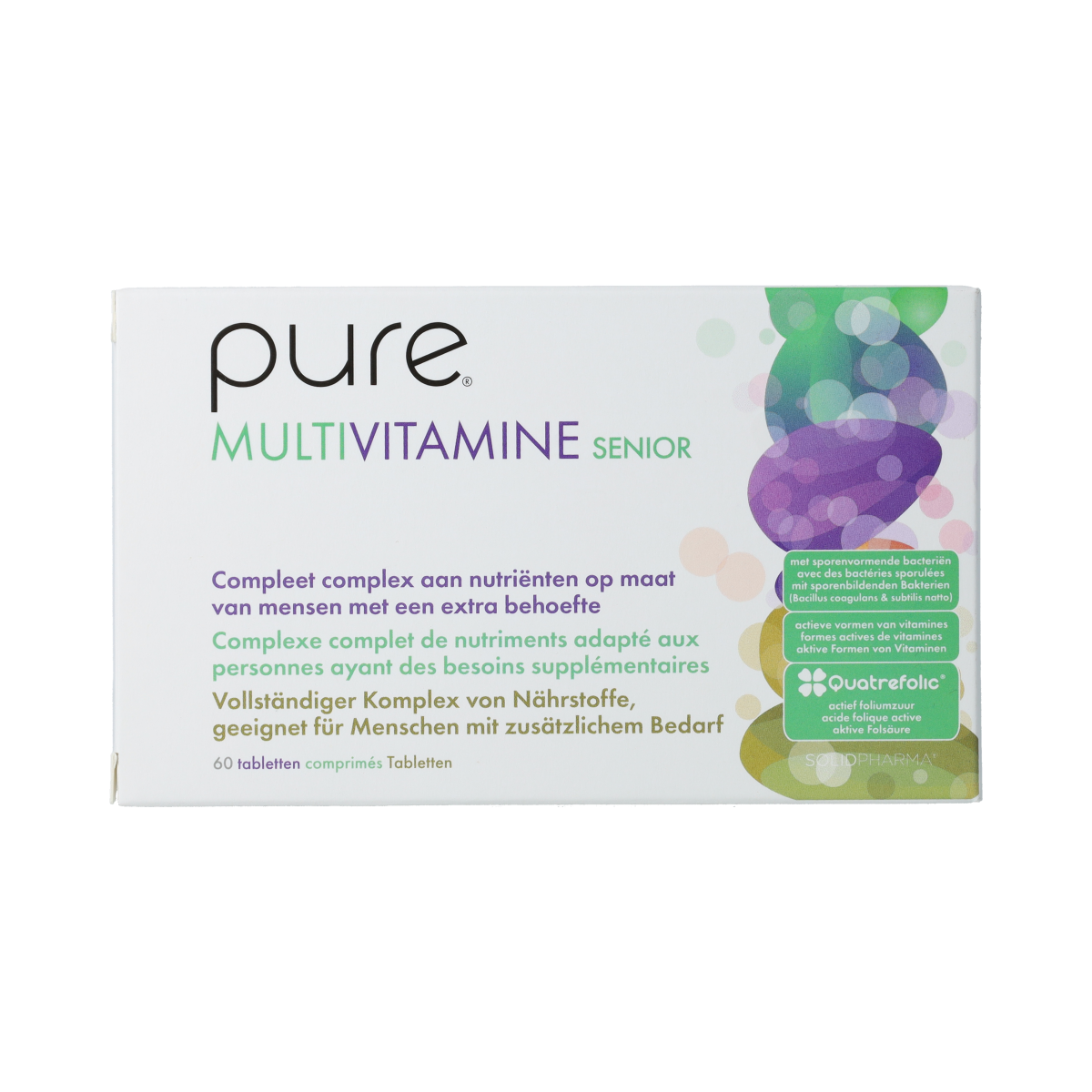 Pure Multi vitamine senior 60.00 Tabletten