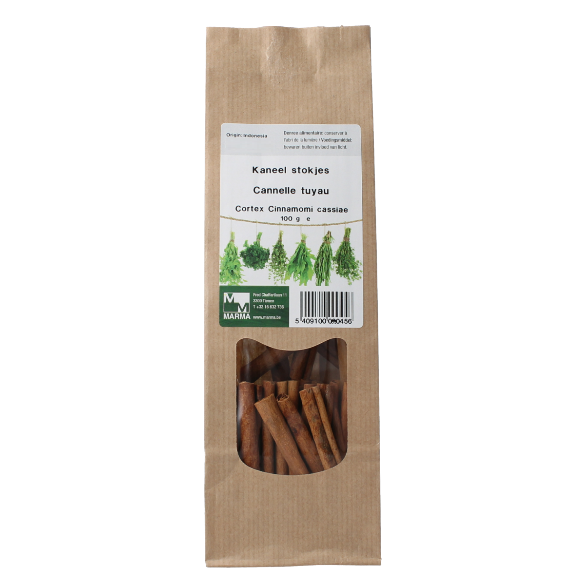 Marma Kaneel cassia stokjes 100.00 Gram