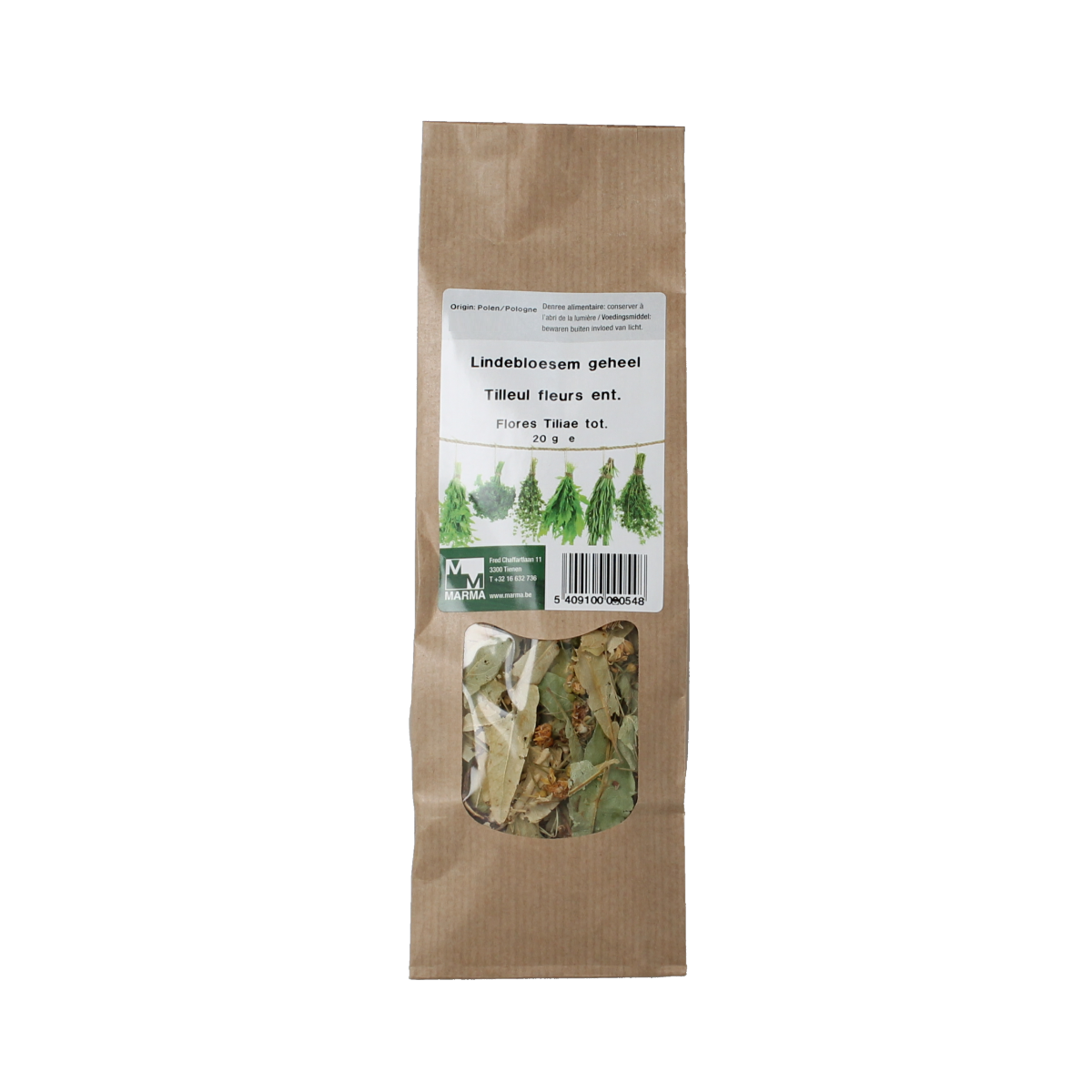 Marma Lindebloesem geheel 20.00 Gram