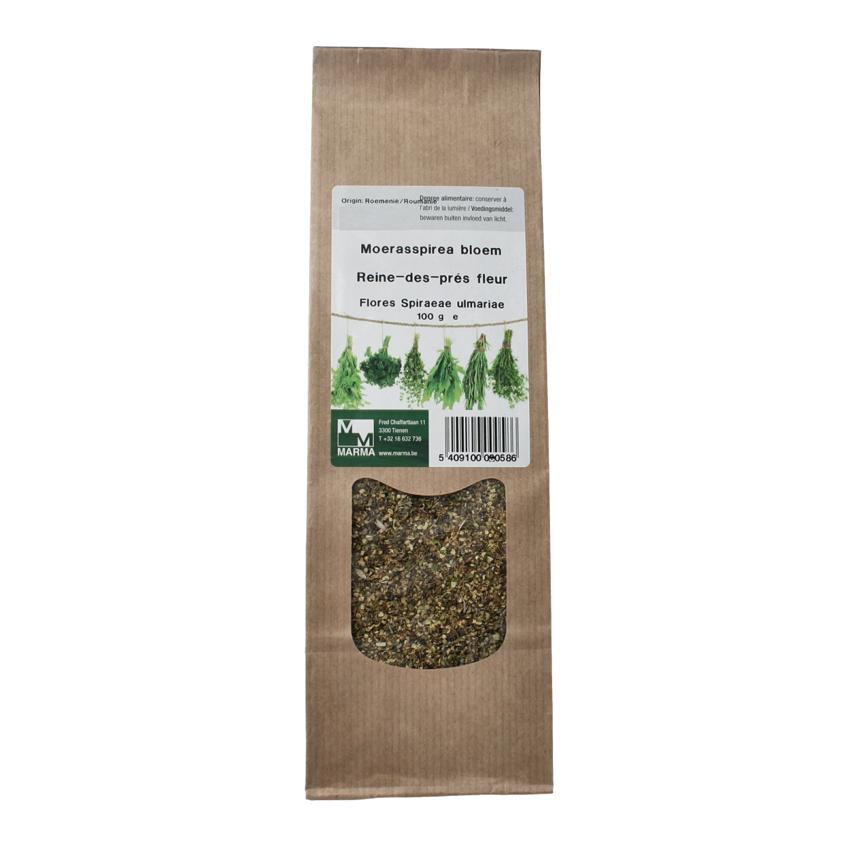 Marma Moerasspirea bloem 100.00 Gram