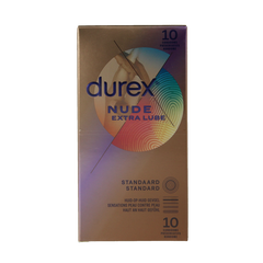 Durex Nude extra lube condooms 10 Stuks