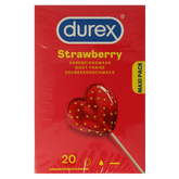 Durex Condooms sexy strawberry 20 Stuks