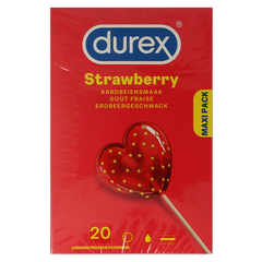 Durex Condooms sexy strawberry 20.00 Stuks