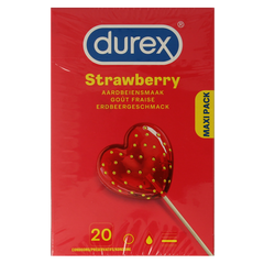 Durex Condooms sexy strawberry 20 Stuks