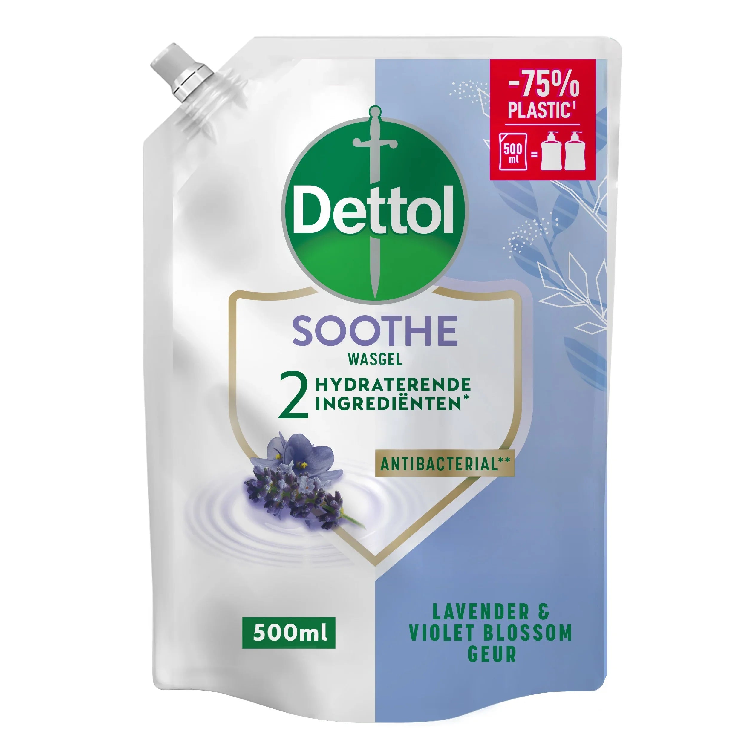Dettol Refill handzeep relaxing lavender 500 Milliliter