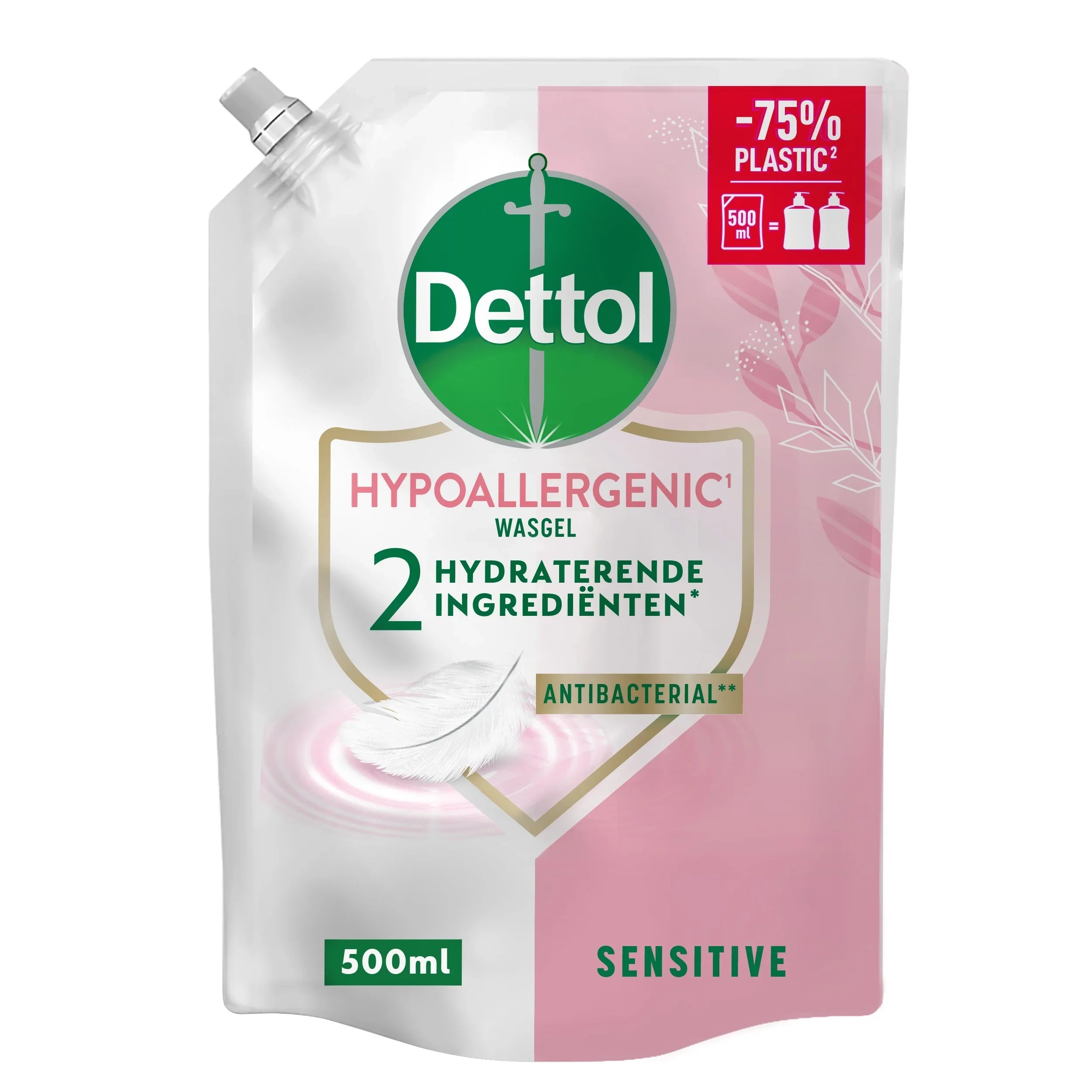 Dettol Refill handzeep sensitive 500 Milliliter
