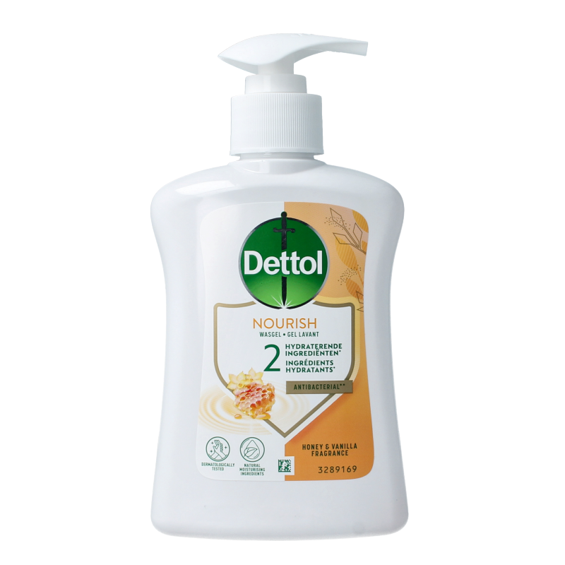 Dettol Handzeep extra care honey & sheabutter 250 Milliliter