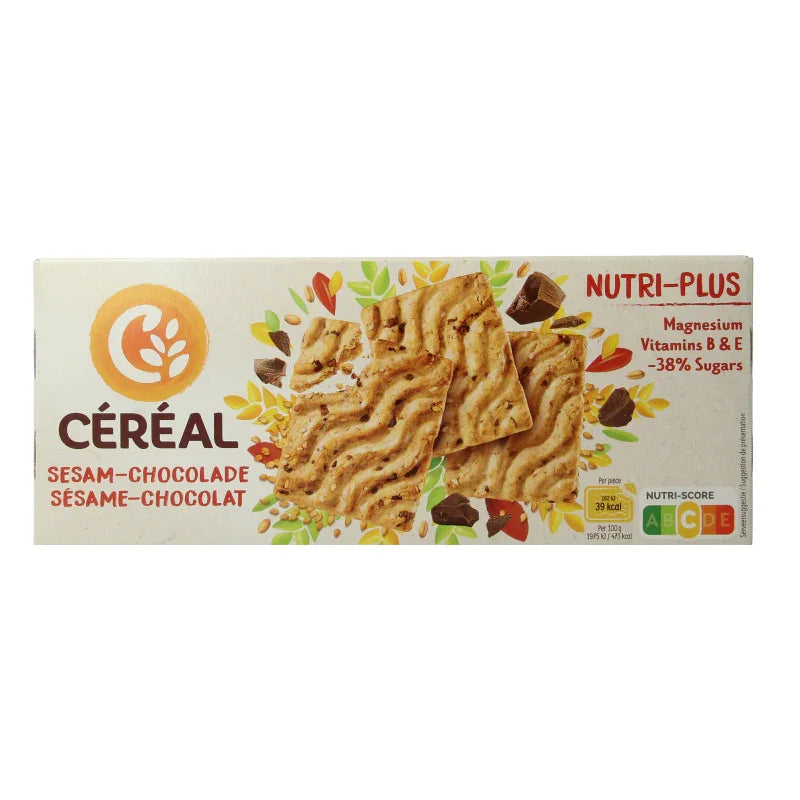 Cereal Koekjes sesam chocolade 200.00 Gram