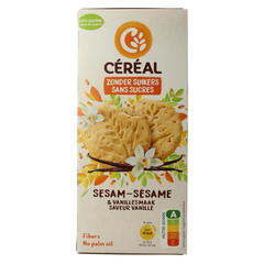 Cereal Sesam vanille koek 132.00 Gram