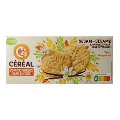 Cereal Sesam vanille koek 132 Gram