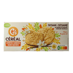 Cereal Sesam vanille koek 132.00 Gram