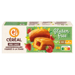 Cereal Aardbei cakeje glutenvrij 210.00 Gram