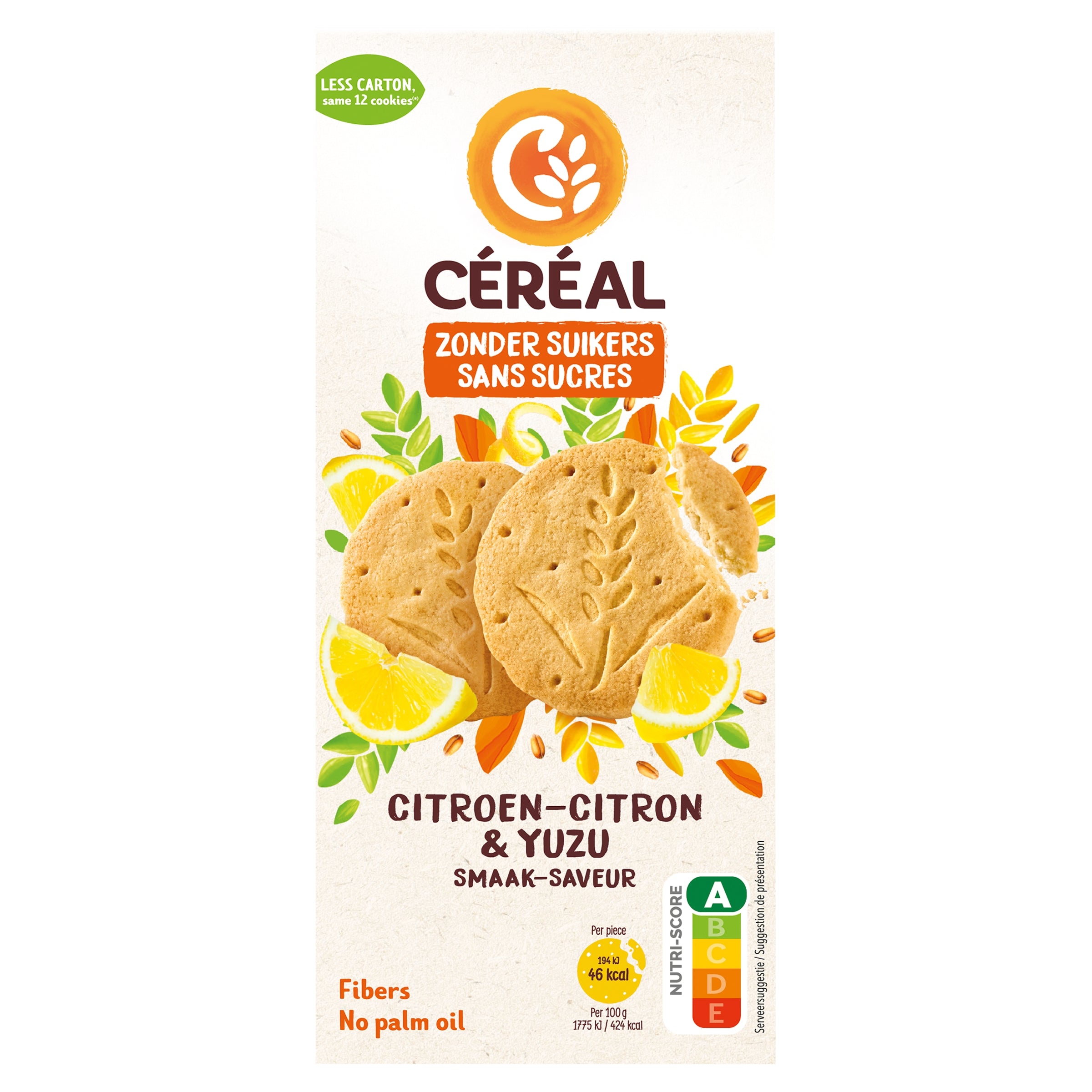 Cereal Koek citroen yuzu 132 Gram