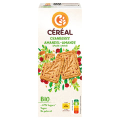 Cereal Koekjes cranberry amandel bio 132 Gram