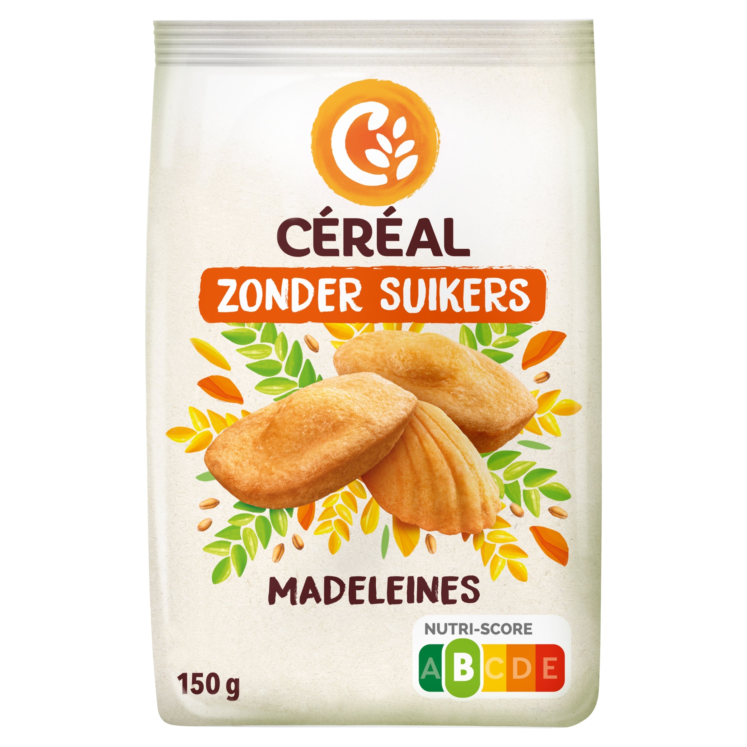 Cereal Madeleines zonder suikers 150 Gram