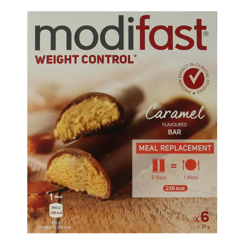 Modifast Intensive lunchbar caramel 186 Gram