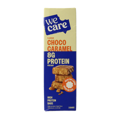 WeCare High protein bars choco caramel 81 Gram