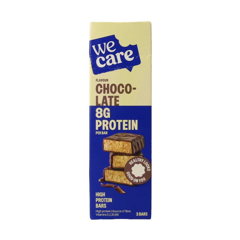 WeCare High protein bars chocolate 81 Gram
