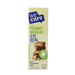 WeCare Meal replacement bars peanut nougat 116 Gram