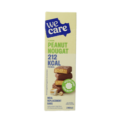 WeCare Meal replacement bars peanut nougat 116.00 Gram